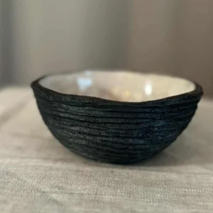 Coupelle écorce noire